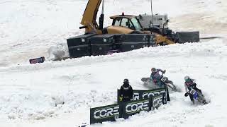 Snocross Snow Bike Highlights  Sunday in Duluth MN Moto 2 [upl. by Noda]