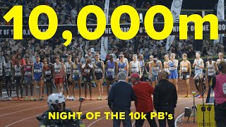 Night of the 10000m PBs  The Fastest 10000m race in the World  Stride Athletics [upl. by Ahsiem159]