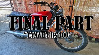 YAMAHA RS 100 TRACKER BUILD PART 8 FINAL PART [upl. by Ahseikal993]