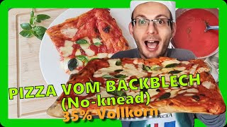 Pizza vom Backblech aus deinem Haushaltsbackofen [upl. by Alekim]