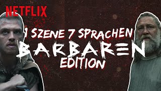 Barbaren  1 Szene 7 Sprachen  Netflix [upl. by Leuas]