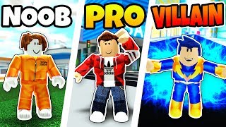 ROBLOX NOOB vs PRO vs SUPER VILLAIN in MAD CITY [upl. by Jemena]