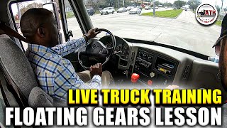 Live Truck Training  Floating Gears Lesson Part 2  Learn Driving  Truck and Trailer [upl. by Araj]