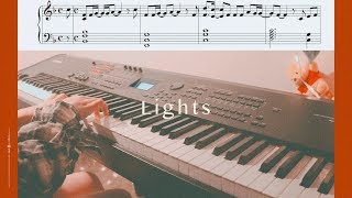 BTS 방탄소년단  Lights Piano Cover [upl. by Annwahs230]