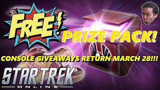 PHOENIX PRIZE PACK EVENT RETURNS  CONSOLE GIVEAWAYS RETURN  STAR TREK ONLINE [upl. by Aitnom819]