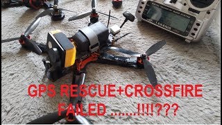 long range fpv betaflight GPS rescue failed with tbs crossfire [upl. by Laoj383]