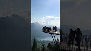 Interlaken Switzerland 🇨🇭  Walk to Harder Kulm interlaken switzerlandbeauty [upl. by Imak]