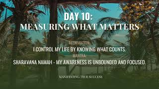 Day 10  Manifesting True Success  21Day Meditation  Deepak amp Oprah [upl. by Eralcyram]