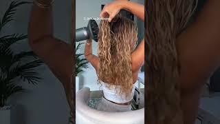 My Blonde Curly Hair Routine  Jena Frumes shorts [upl. by Rehoptsirhc]