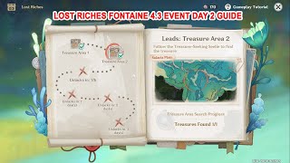 Genshin Impact  Lost Riches Fontaine 43 Event Day 2 Location amp Gameplay Guide [upl. by Tteve866]