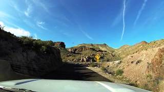 Driving to Oatman AZ on Route 66 [upl. by Anirac]