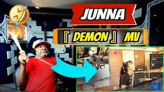 JUNNA 『 DEMON 』MV  PRODUCER REACTION [upl. by Ilram]