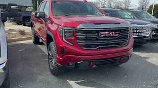 2022 refreshed GMC SIERRA1500 AT4 DURAMAX 30L DIESEL Cayenne Red Tintcoat [upl. by Hsakiv]