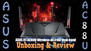 Asus AC88U AC3100 Unboxing and Detailed Router Review [upl. by Notniv]