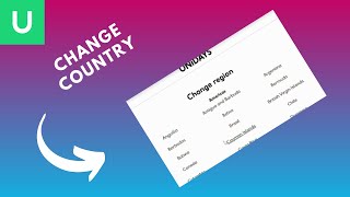 how to change country on unidays [upl. by Aprile]