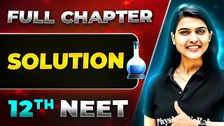 Solution FULL CHAPTER  Class 12th Physical Chemistry  Lakshya NEET [upl. by Akiehsat]