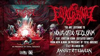 ENDOCRANIAL  Novus Ordo Seclorum feat Christian Kuhn Defeated Sanity 2017 [upl. by Aihtnyc]