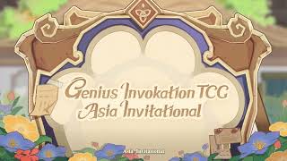 Genius Invokation TCG Asia Invitational  Tournament Format amp Rules [upl. by Rip279]