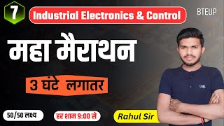 Industrial Electronics amp Control महा मैराथनpart6IEC 4th semester by Rahul Sirstudy powerpoint [upl. by Lytle443]