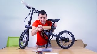 XIAOMI MI QICYCLE SMART BICYCLE  UNBOXING  REVIEW  GIVEAWAY [upl. by Ueihtam]