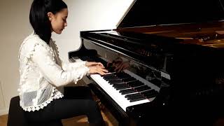 Lydie Solomon plays Ravels Toccata  Paris Steinway Showroom [upl. by Etat429]