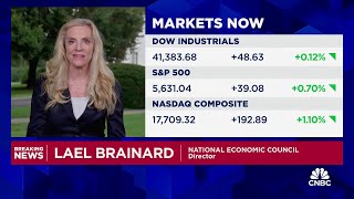 New PCE data shows economy can continue expanding while inflation moves down says Lael Brainard [upl. by Haidabo]