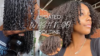 WASH N GO ROUTINE on 3C4A HAIR  DEFINED CURLS  VOLUME  HIGH POROSITY FRIENDLY [upl. by Itirahc158]