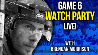 Canucks VS Nashville Game 6 WATCH PARTY With Brendan Morrison [upl. by Rimidalb920]