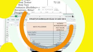 Tutorial Menyusun Struktur Kurikulum MTs [upl. by Etteneg]