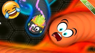 Wormateio Newest Update Two Teams Huge Trolling Giant Worms Wormateio Epic Gameplay [upl. by Maupin]