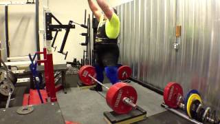 827 LB Deadlift from 35quot Blocks  Blaine Sumner 328201 [upl. by Anatnahs592]