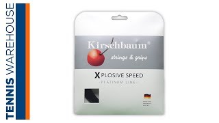 Kirschbaum Xplosive Speed Tennis String Review 🍒 [upl. by Enitsugua]