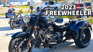 2023 HarleyDavidson Freewheeler  NEW Factory BLACKOUT  Feature Breakdown WalkAround feat Ghost [upl. by Lowry]