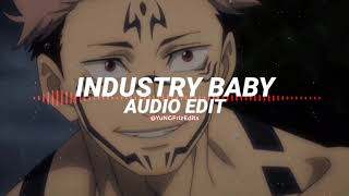 industry baby  lil nas x jack harlow edit audio [upl. by Ahsac411]