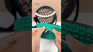 小さなバッグのかぎ針編み how to crochet a small bag 작은 가방 코바늘 뜨개질 방법 küçük bir çanta nasıl örülür かぎ針編み 뜨개질 [upl. by Brigg]