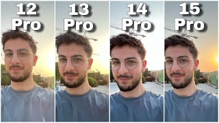 iPhone 15 Pro vs 14 Pro vs 13 Pro vs 12 Pro Photo and Video Test [upl. by Laverna]