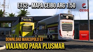 Un dia como Chofer de Plusmar Virtual  ETS2 Mapa Ceibo [upl. by Ytirahs]