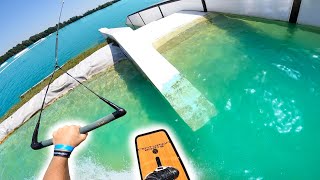 CRAZY POOL GAP  WAKEBOARDING [upl. by Anrahs500]