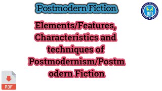 Features of Postmodernism [upl. by Tini128]