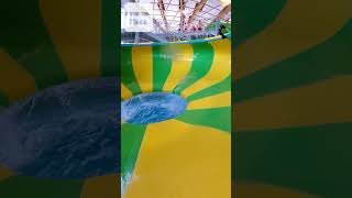 shorts waterpark waterslides slide koszalin aquapark  Twisted slide 🌪🟢🟡💦 [upl. by Desdemona]