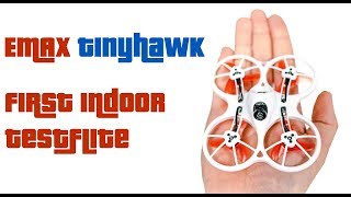 EMAX TINXHAWK  microdrone test flight with gates  tinywhoop class CGFPV DVR [upl. by Aitropal]