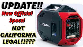 Honda EU3200i update price specs [upl. by Adnoved]