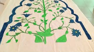 batik  batik art  batik with wax  batik tutorial batik painting SaniaEjaz [upl. by Uot]