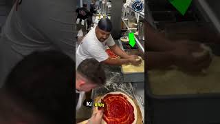 This newcomer challenged the Head Chef that Who can make Fastest Pizza 😱🫡 respect shorts ytshorts [upl. by Nosnor]