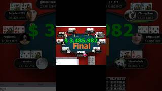 Finale des großen Pokerturniers mit einem Preisgeld von 3485982 Dollar poker [upl. by Yleak]