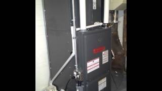 GOODMAN High Efficiency Gas Furnace Installation [upl. by Fromma83]