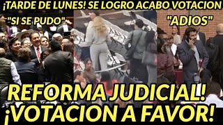 TRUINFA APLANADORA MORENA VOTACION A FAVOR REFORMA JUDICIAL SE TERMINO HOY EN VIVO Y EN DIRECTO [upl. by Lekcim393]