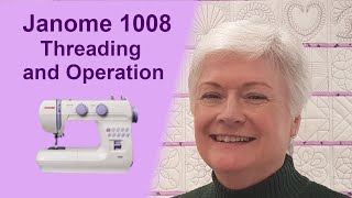 Janome 1008  Threading and Operation [upl. by Gerard]