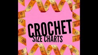 crochet size charts available by DIY From Home [upl. by Lois104]