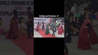 College performance ✨ graphic era bollywood shortsvideographicerauniversityviralvideomusic [upl. by Eidda]